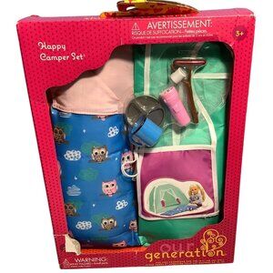 Our Generation Happy Camper Set Camping Tent Gear 18" Doll Accessory